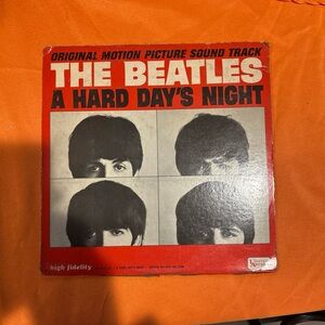 The Beatles Hard Day's Night Vinyl LP Vintage Vinyl Record